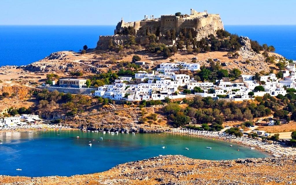 Lindos Anatoli Luxury Villa Exterior foto